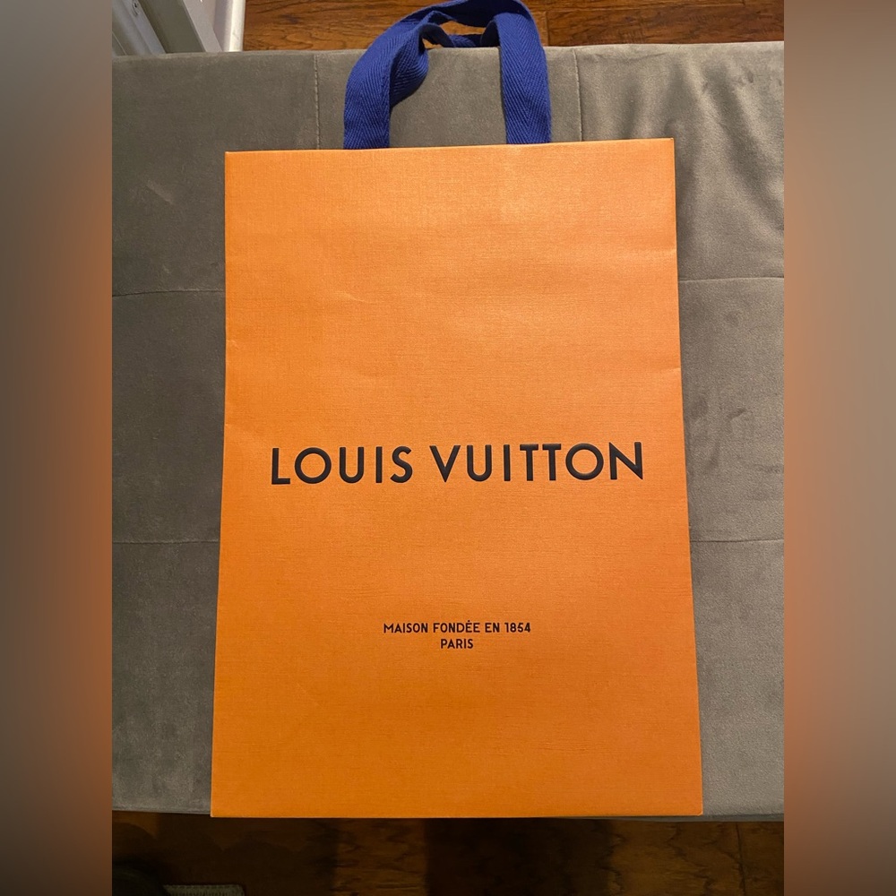 Authentic Louis Vuitton shopping bag